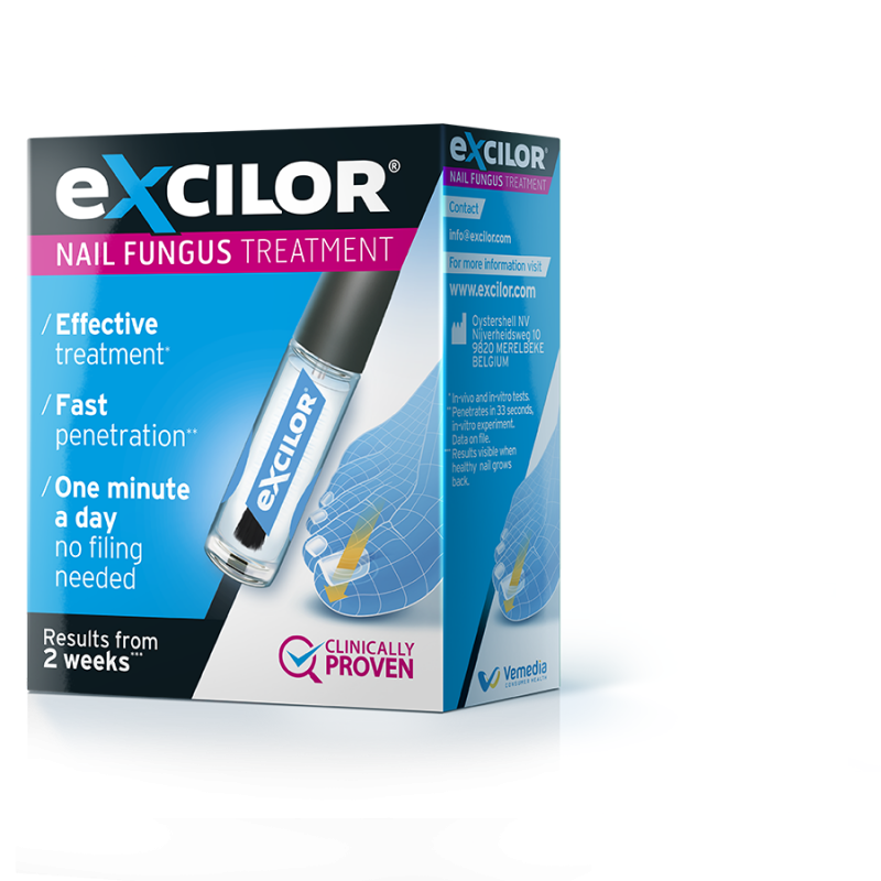 Excilor Nail Fungus Treatment 3.3mL Solution Optimal Penetration Applicator - $31.77