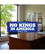 No Kings In America Since 1776 Car Magnet, Anti Fascism Bumper Sticker, ... - $5.41 CAD+