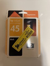 ONE Genuine HP 45 51645A Black Ink Cartridge - £13.49 GBP