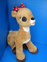 Build A Bear Clarice From Rudolph The Red Nose Reindeer with Red White B... - $14.03