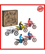 Die-Cast 1:24 Scale Dirt Bike Set with 5 Riders - Perfect for Young Coll... - $50.95 CAD