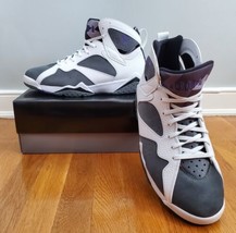 Air Jordan 7 Retro Flint White/Varsity Purple (2021) Men&#39;s Size 12 CU930... - $239.99