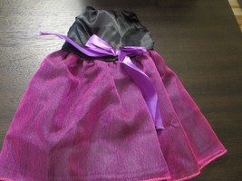 18” Doll Faux American Girls Our Generation Black &amp; Purple Formal Dress ... - £10.05 GBP