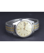 Vintage Seiko Automatic 17 Jewel watch 7009-827LR linen face WORKS &amp; NICE! - £112.71 GBP