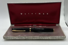 Waterman France Black Plume Moyenne 14k Nib w Box Excellent Condition - $3,100.59 MXN
