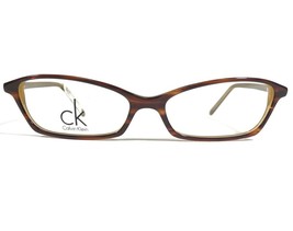 Calvin Klein ck5517 219 Eyeglasses Frames Brown Rectangular Cat Eye 53-15-140 - £43.98 GBP