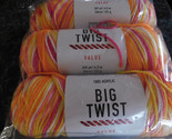 Big Twist Value lot of 3 Warm Brights  Dye Lot 459632 - $15.99