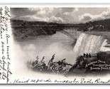 American Falls From Goat Island Niagara Falls NY Vignette UDB Postcard P27 - £1.56 GBP