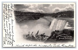 American Falls From Goat Island Niagara Falls NY Vignette UDB Postcard P27 - £1.54 GBP