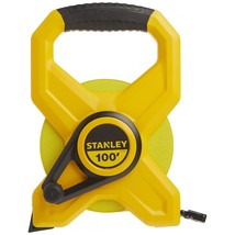 STANLEY 100 Ft Tape Measure, Open Reel, Fiberglass, 100-Foot (34-790) - $29.99