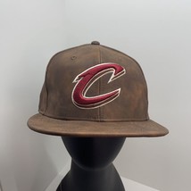 NBA Cleveland Cavaliers Cap Hat Adult Snapback New Era 9Fifty Brown - $24.74