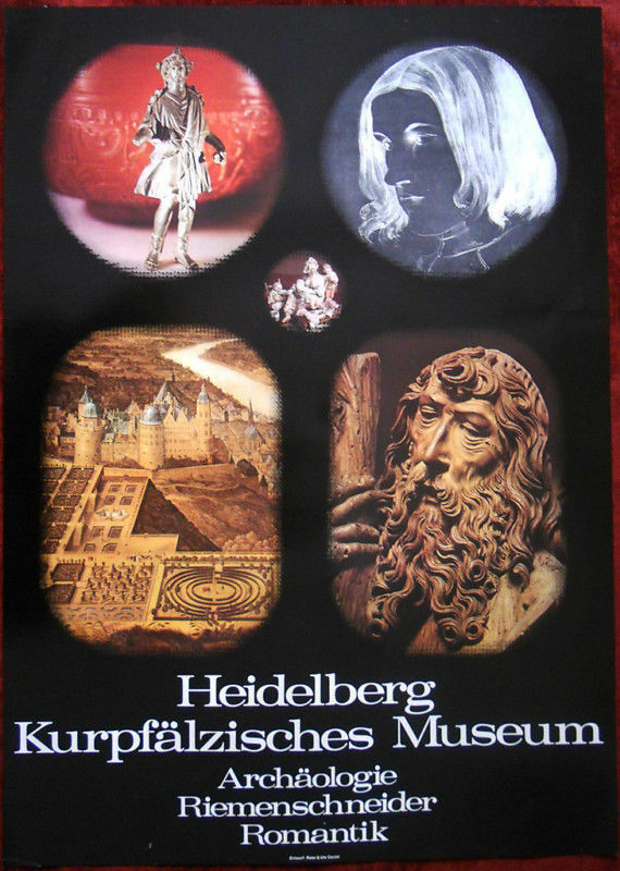 Primary image for Original Poster Germany Heidelberg Palatinate Museum