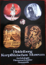 Original Poster Germany Heidelberg Palatinate Museum - £23.90 GBP