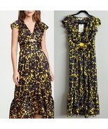 ALC Valencia Dress in Yellow and Purple size 6 - $220.50
