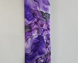 Jerry Garcia Purple Swirl Pattern Neck Tie, Thistle Ghost Watercolor, 10... - $14.24