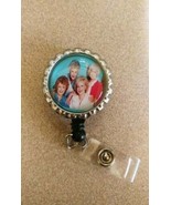 Golden Girls work badge Retractable Reel ID Badge Holder cna Rn nurse Dr... - $90.61 MXN