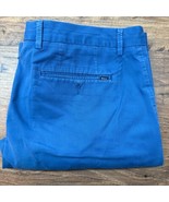 Polo Ralph Lauren 36x34 Stretch Classic Fit Chino Blue Pant Preppy Offic... - $39.16 CAD