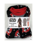 star wars plush robe with 2pc fleece set - XS (4) size - NWT - $29.45