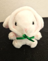 Amuse Poteusa Loppy Bunny White Red Christmas Hood Plush Stuffed Animal Charm - £17.11 GBP