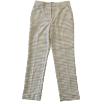 Ann Taylor Women The Ankle Herringbone Pants Beige High Rise Size 0 Petite - £27.57 GBP