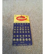 VINTAGE CLINTON SNAP FASTENERS ASSORTED SIZES BRASS RUSTPROOF - $394.39 MXN