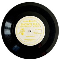 Donald Duck Show N Tell Popcorn 45 Single 1960s GE Vinyl Record 7&quot; 45BinD - $19.99