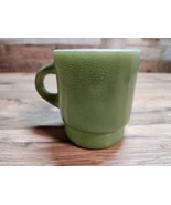 Vintage Anchor Hocking FIRE KING Avocado Green Stacking Replacement Coff... - £11.56 GBP