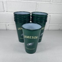 Philadelphia Eagles Jameson Whiskey Cups Reuseable Plastic Green Lot Of 11 - $17.63