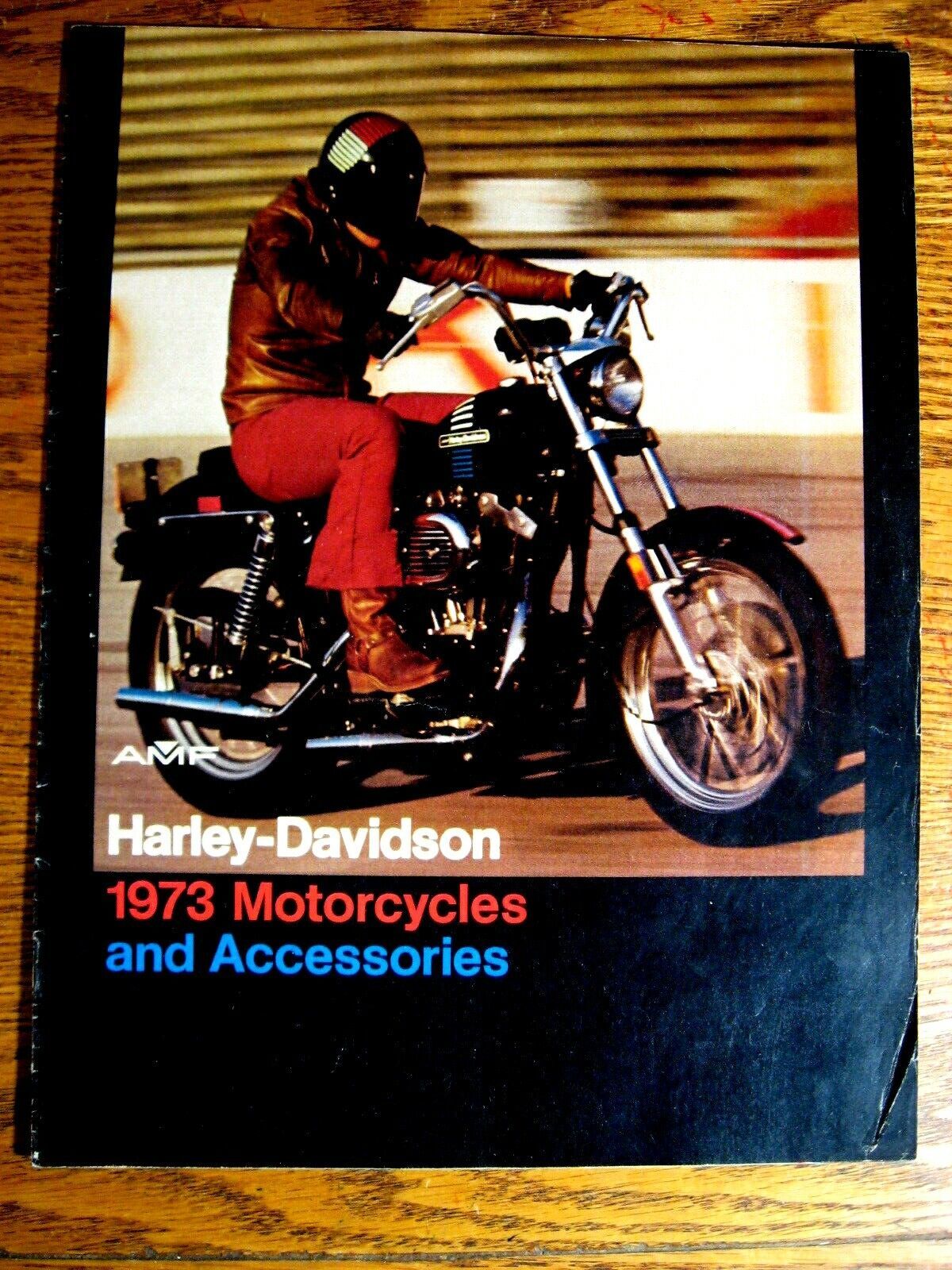 1973 Harley-Davidson Motorcycles Accessory Accessories Brochure, Original 73 - £22.48 GBP