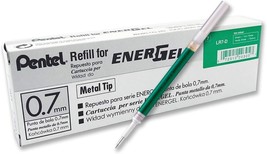 Pentel Refill Ink for BL57/BL77 EnerGel Liquid Gel Pen, 0.7mm, Metal Tip, Green - $16.68