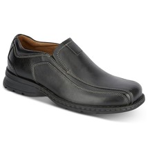 Dockers Men Bicycle Toe Slip On Loafers Agent Size US 8.5W Black Leather - $64.35