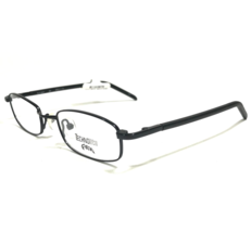 Technolite Flex Kids Eyeglasses Frames TLF0001 BK Black Matte Wire Rim 45-18-125 - £29.46 GBP