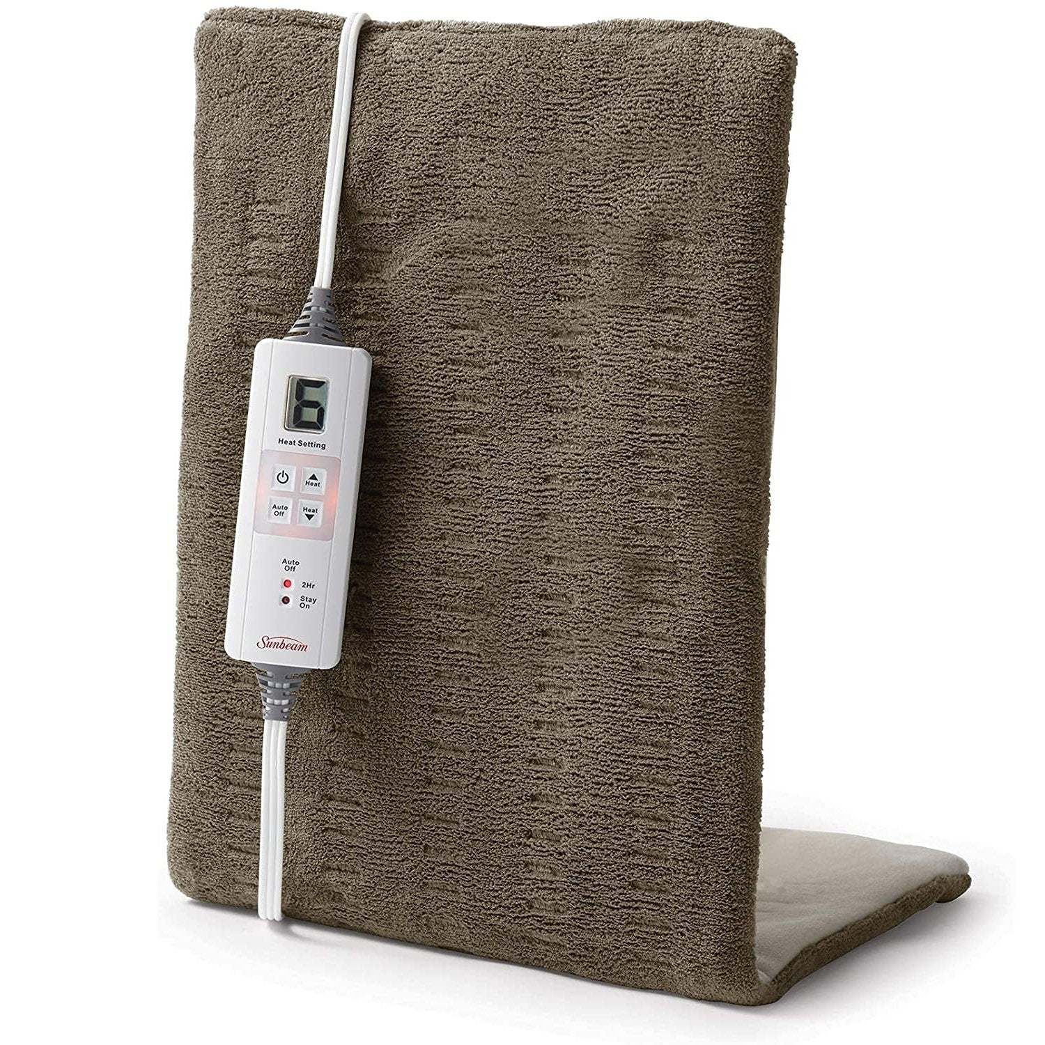 Primary image for Sunbeam - XL Xpress Heat 12 '' x 24 '' Heating Pad with Auto Shut Off, Brown