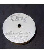 Offray Designer Holloween Ribbon 7/8 In X 9 Ft Purple With Black Bats - $10.70 CAD