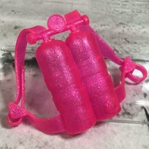 Mattel Barbie Doll Accessory Pink Glitter Swim Tank Diving Sports - £5.40 GBP