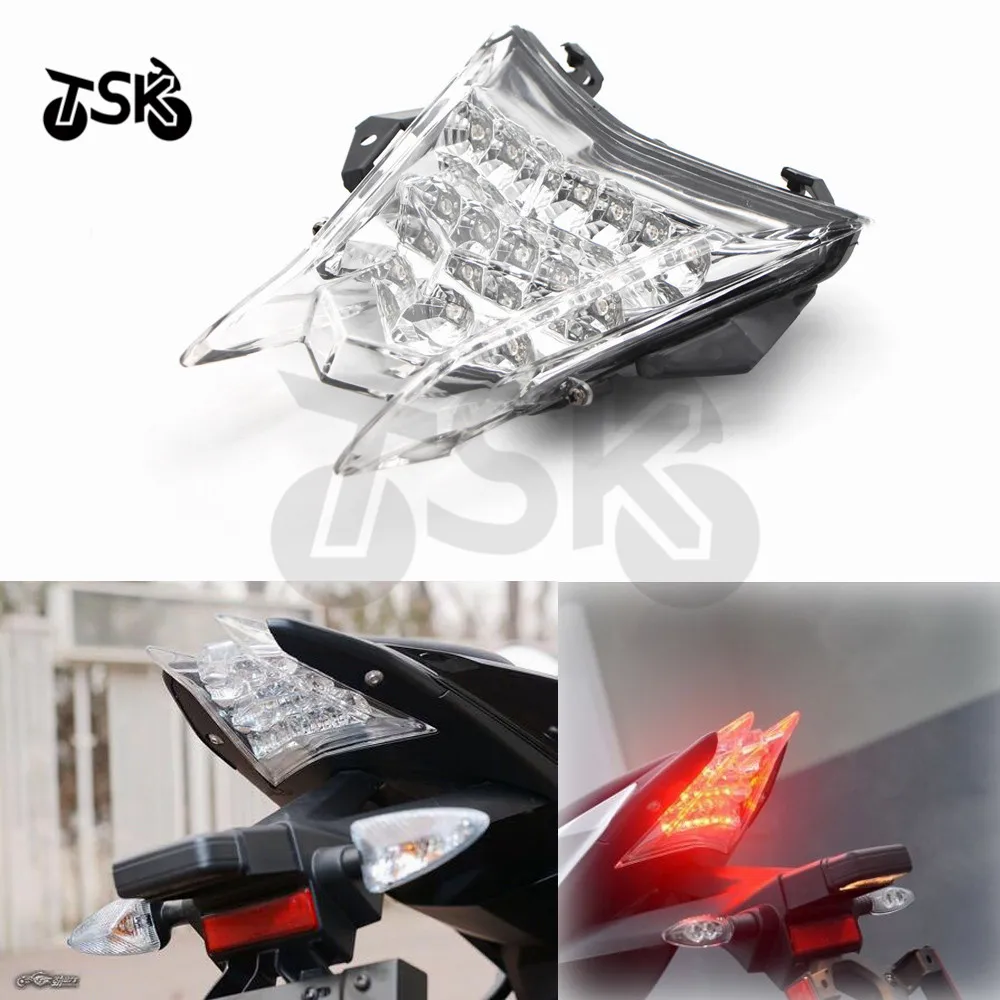 LED Motorcycle Taillight    S 1000R 4 S1000RR 2010-2016 Moto ke Turn Signals Int - £172.86 GBP