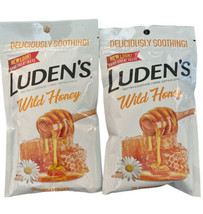 2 Bags Ludens Wild Honey Throat Drops 30 Count Each Exp 02/2025 - £19.53 GBP