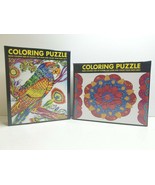 Mandala Parrot 300 Piece Coloring 2 Sided Jigsaw Puzzles White Mountain ... - £31.06 GBP