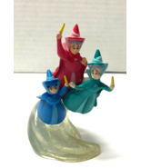 Disney Sleeping Beauty FLORA FAUNA MERRIWEATHER Fairies 3 1/4&quot; PVC Figure - $224.48 MXN