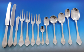 Trifid by Crichton English Sterling Silver Flatware Set Dinner 152 pieces - £19,960.67 GBP