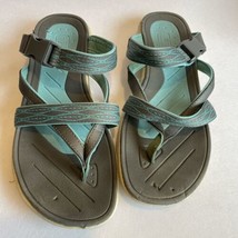 Tek Gear Blue Green Gray Women’s Sandals Shoes 7 - 7.5 Turquoise - £3.65 GBP