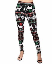 Planet Gold Juniors Printed Holiday Leggings - $10.00