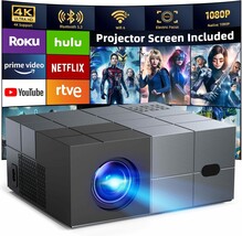 [Electric Focus] Projector with WiFi and Bluetooth, 20000LM Native 1080P... - $497.35