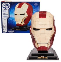 4D Build, Marvel Iron Man 3D Puzzle Model Kit with Stand 96 Pcs | Iron Man - $21.73