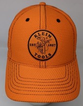 Klein Tools Lineman Patch Baseball Hat Cap Adjustable Mesh Orange VTG Ne... - £39.10 GBP