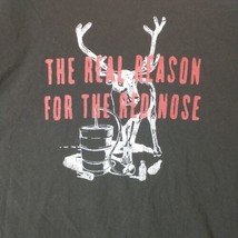 Keg Beer Red Nose Reindeer Shirt Mens 2XL Short Sleeve - $9.89