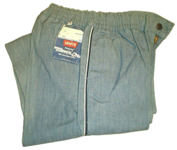 Levis Movin&#39; On 70s Vtg 32x36 Prewashed Jeans Disco Era Zippered Pocket Usa Nos! - £75.53 GBP