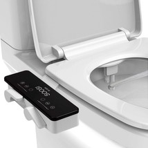 Bidet For Toilet, Soosi Bidet Ultra Slim Self Cleaning Dual Nozzle Hot And Cold - £51.86 GBP