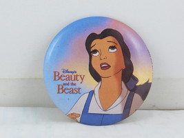 Vintage Disney Pin - Beauty and the Beast Belle Movie Image - Celluloid Pin - $15.00