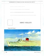 Cunard Line  R M S Caronia Unused Letter Card - £14.22 GBP